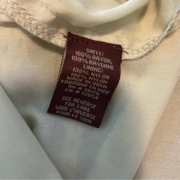 Anthropology Ranna Gill Cream Halter Maxi Dress with Black Floral Embroidery XS - Picture 10 of 12